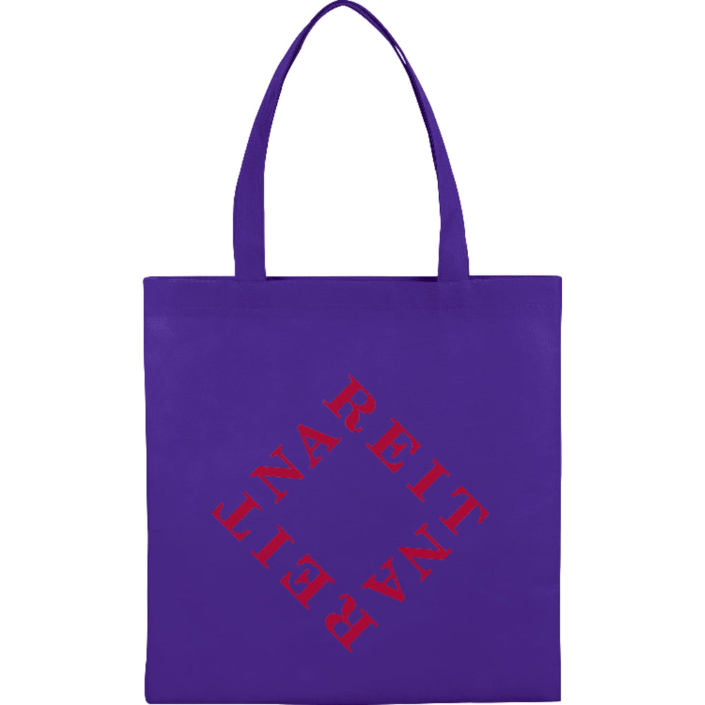 Zeus Slim Convention Tote, 14 x 13.5 Inches Full Color - Purple - Front