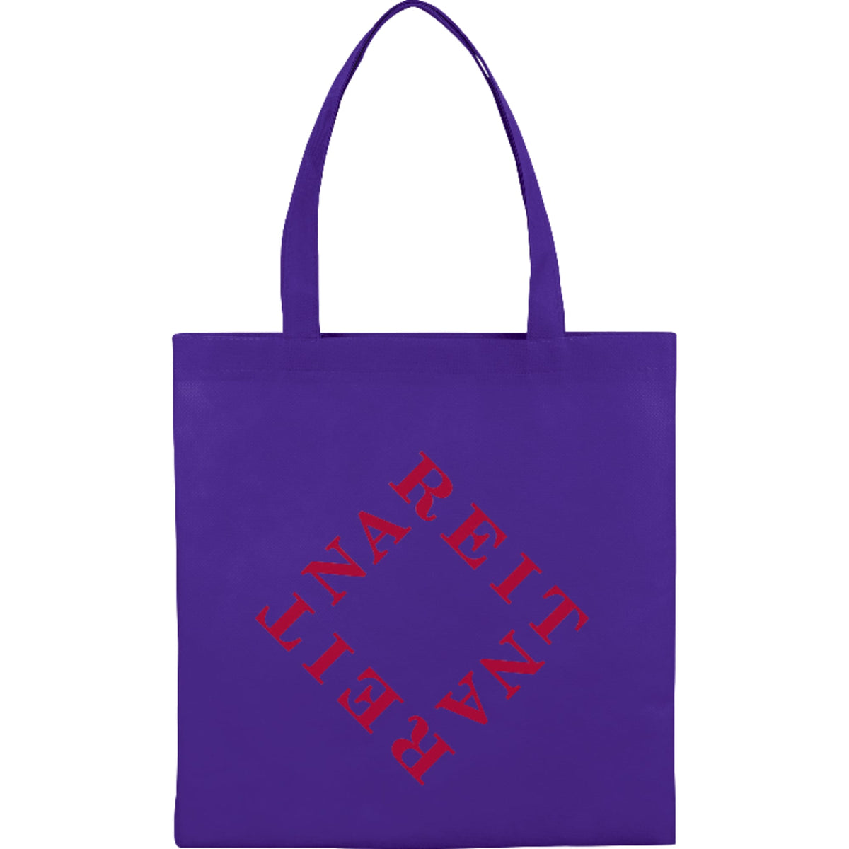 Zeus Slim Convention Tote, 14 x 13.5 Inches Full Color - Purple - Front