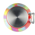 Zigoo Collapsible Silicone Bottle, Tie Dye, 18 oz Laser Engraving - TIE-DYE - Photo 2