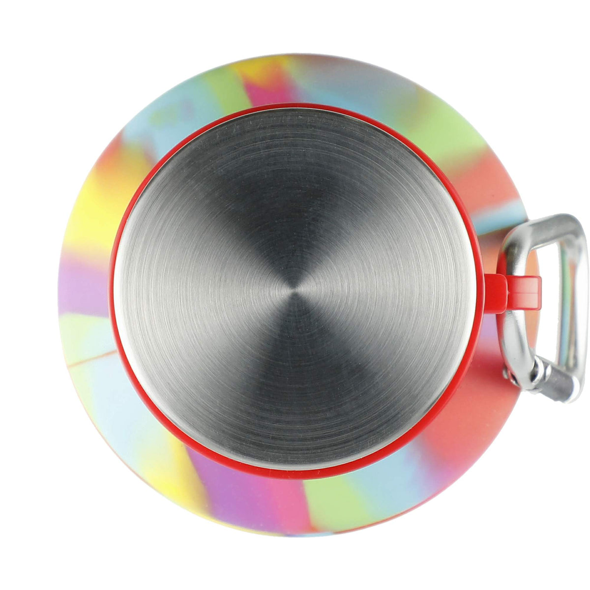 Zigoo Collapsible Silicone Bottle, Tie Dye, 18 oz Laser Engraving - TIE-DYE - Photo 2