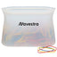 Zili Reusable Silicone Storage Bag, 16 oz - Clear - Propped