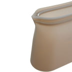 Zili Reusable Silicone Storage Bag, 16 oz - Gray - Detail