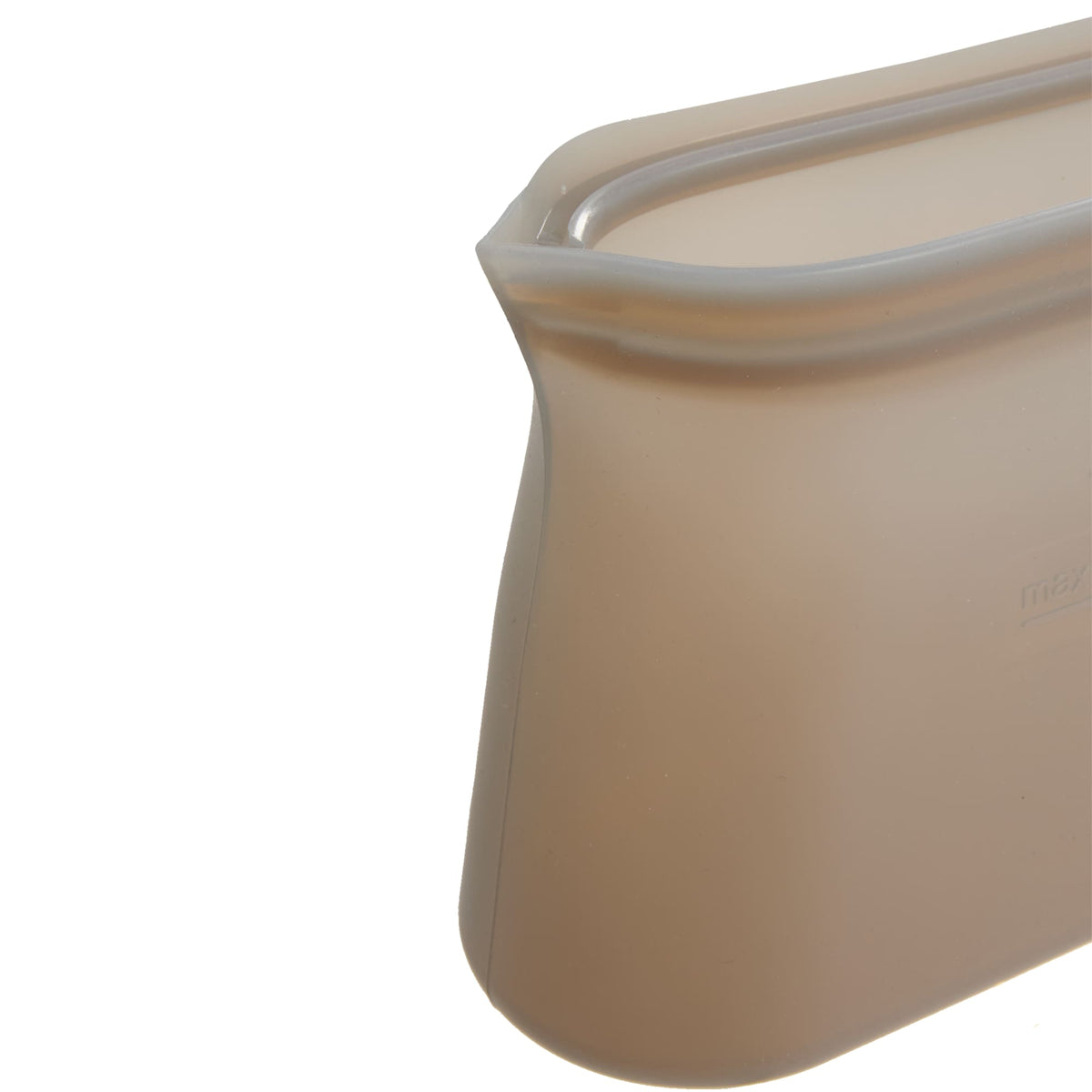 Zili Reusable Silicone Storage Bag, 16 oz - Gray - Detail