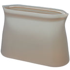 Zili Reusable Silicone Storage Bag, 16 oz - Gray - Left Angle