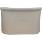 Zili Reusable Silicone Storage Bag, 8 oz - Gray - Back
