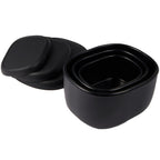 Zili Stackable Silicone Container Set, 7, 10 and 20 oz - Black - Detail 3