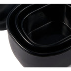 Zili Stackable Silicone Container Set, 7, 10 and 20 oz - Black - Detail 4