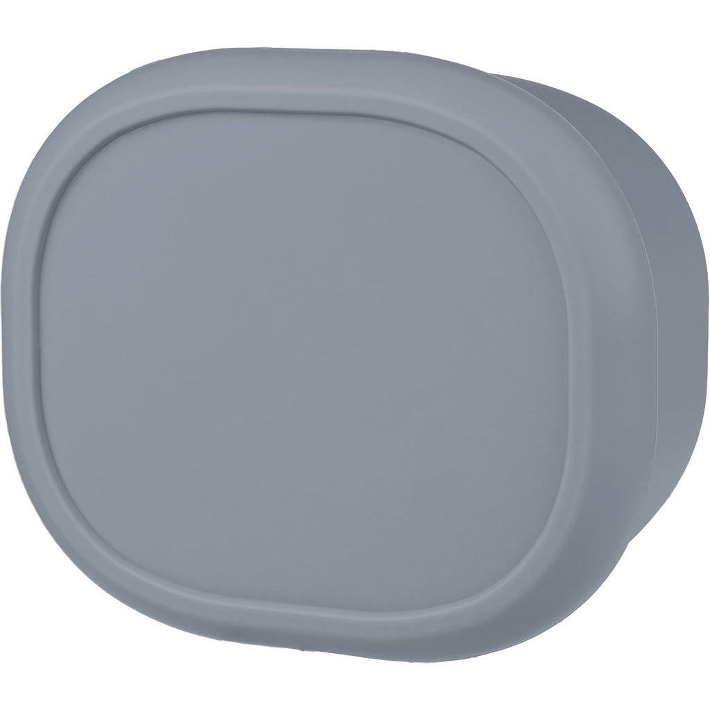 Zili Stackable Silicone Container Set, 7, 10 and 20 oz - Gray - Left Angle