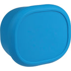 Zili Stackable Silicone Container Set, 7, 10 and 20 oz - Process Blue - Right Angle