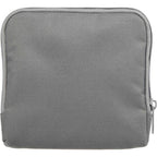 Zip Travel Organizer with Four Pockets, Recycled Full Color - Gray - Back