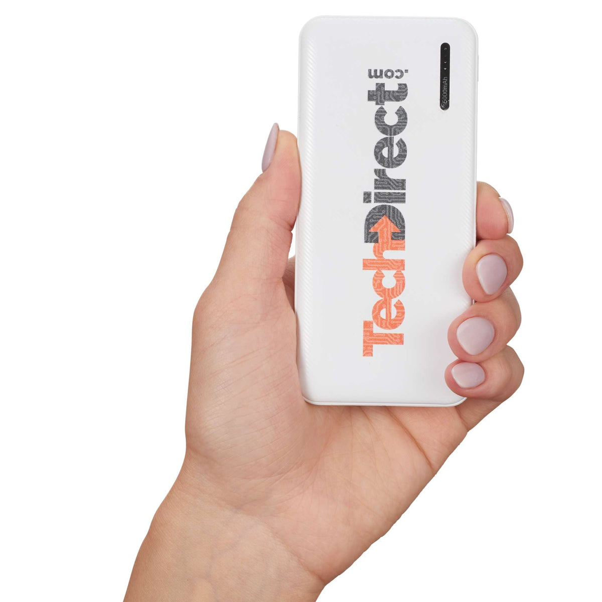 Zodiac Pocket Power Bank, 5,000 mAh Full Color - White - Photo 2