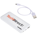 Zodiac Pocket Power Bank, 5,000 mAh Full Color - White - Photo