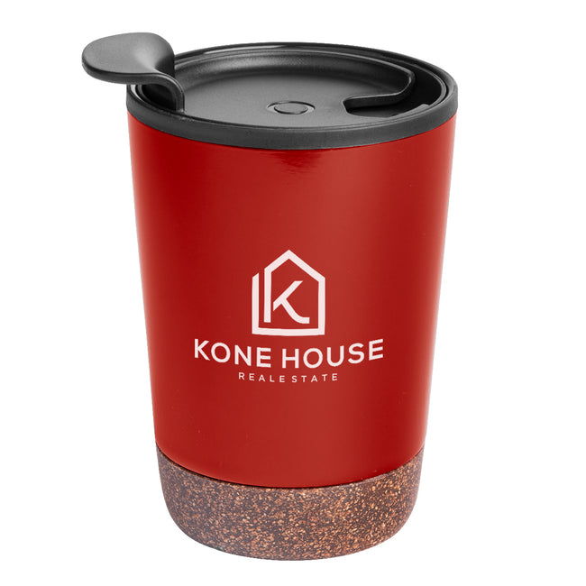 Zoe Stainless Steel Tumbler with Cork Base, 10 oz